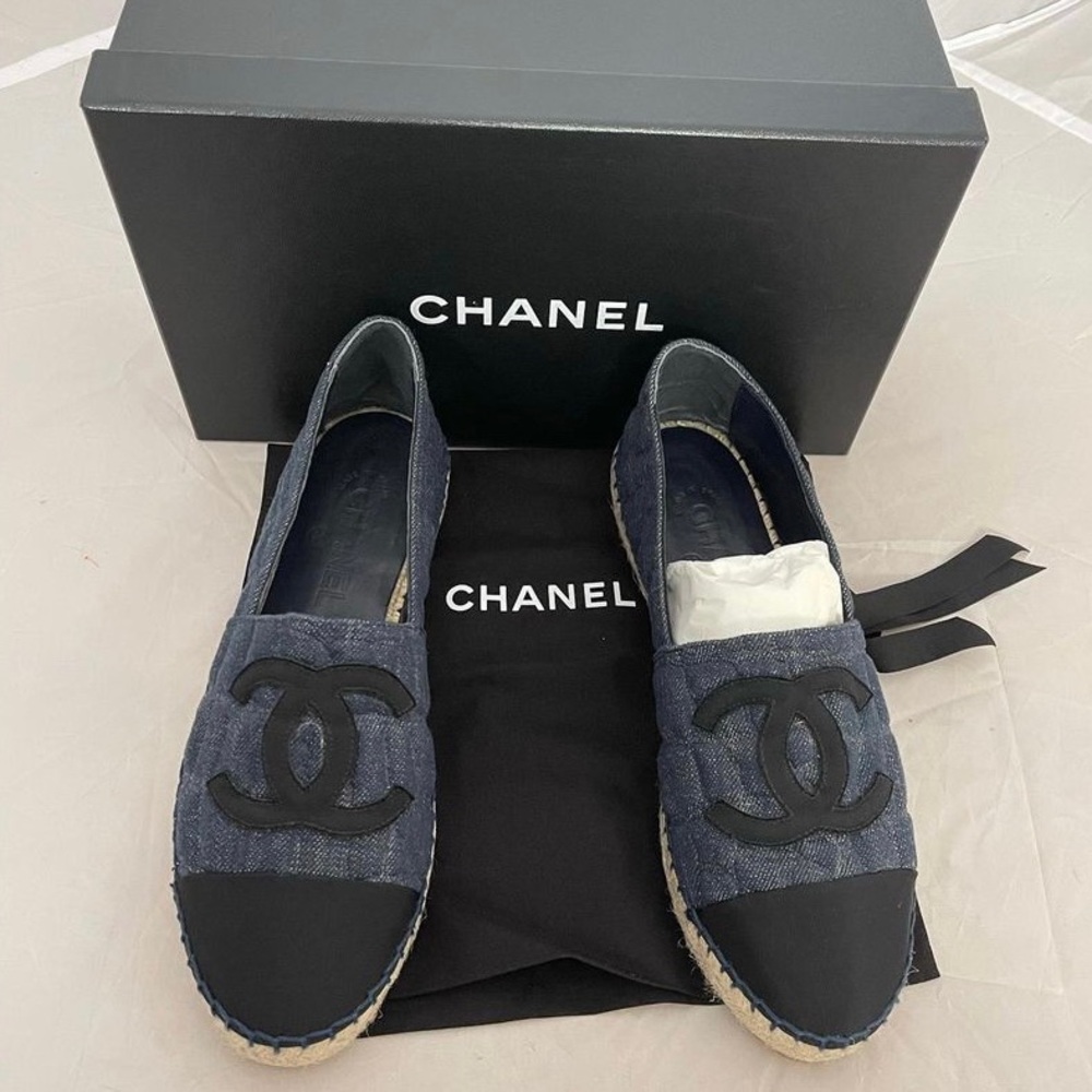 NEW Chanel Denim espadrilles SZ 39